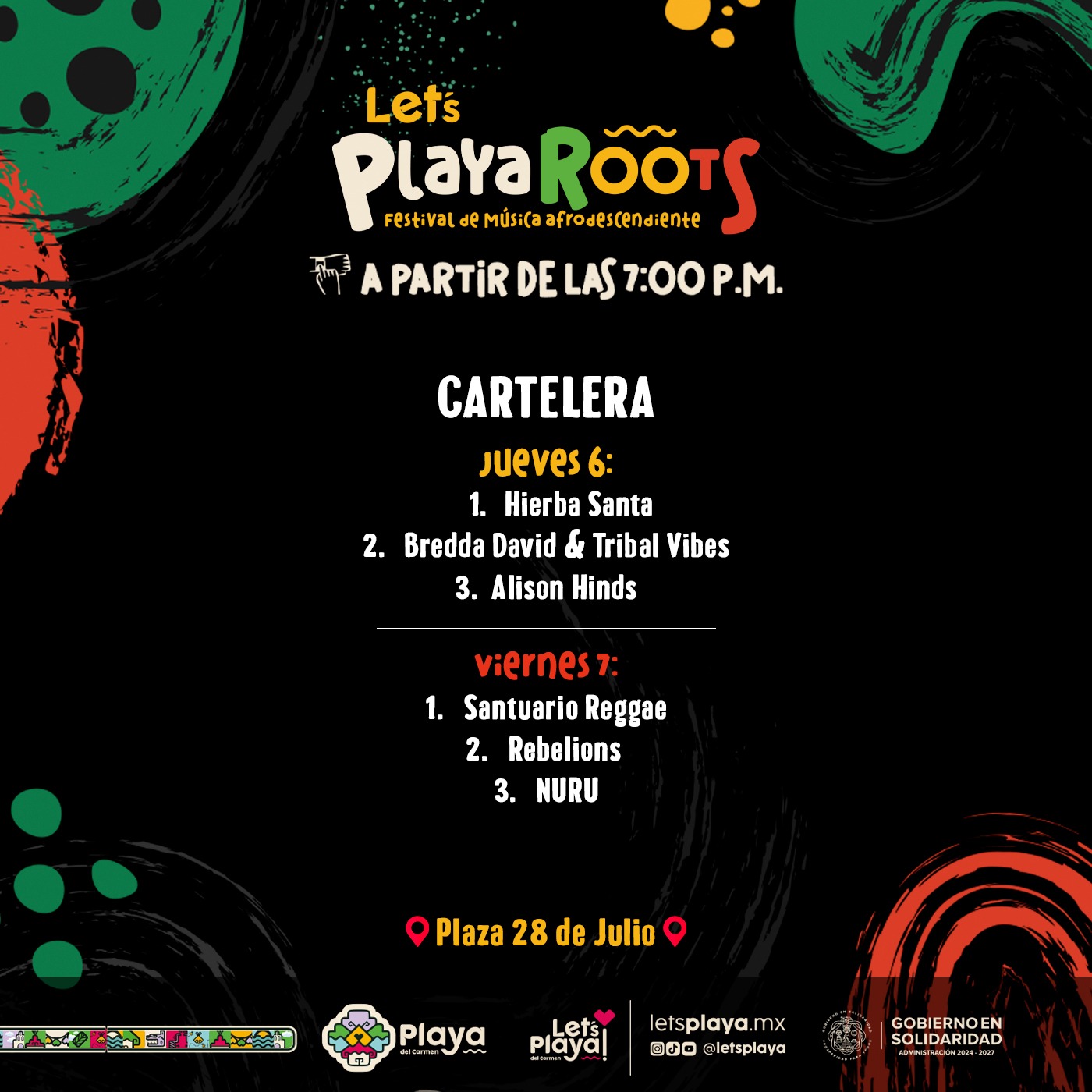 Let´s Playa Roots 2025 Festival Musical