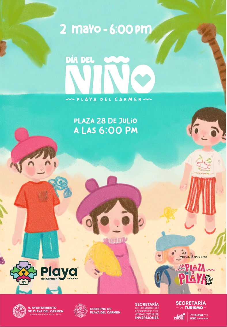Celebra el Día del Niño en Playa